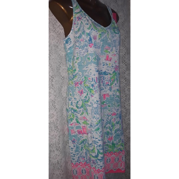 NWT Sz S Lilly Pulitzer ADRIANNA Bold Tropical Print Shift Dress - Picture 3 of 10